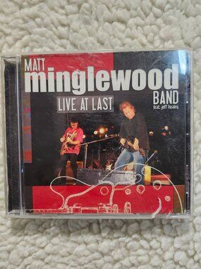 Matt Minglewood Band Live At Last CD 2003 Norton Records Live Blues Rock Canada